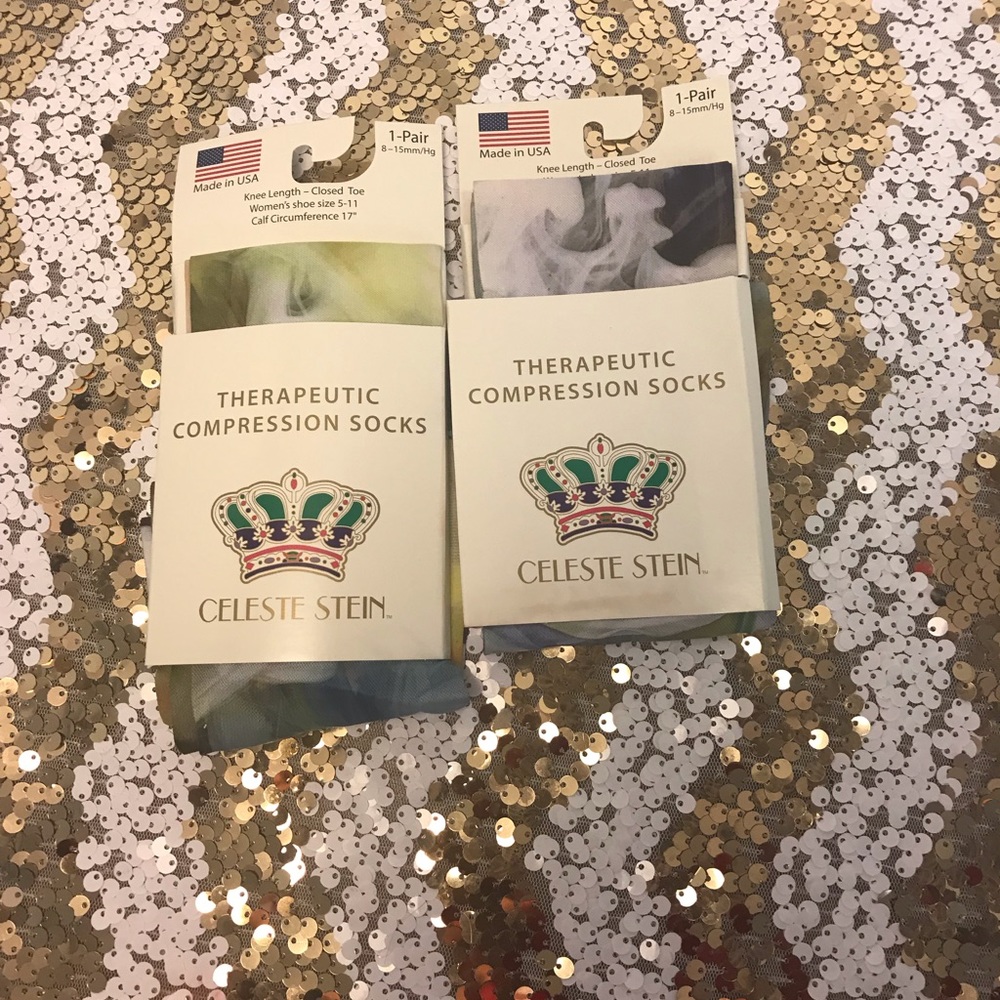 Celeste Stein “Smoke” Compression Stockings